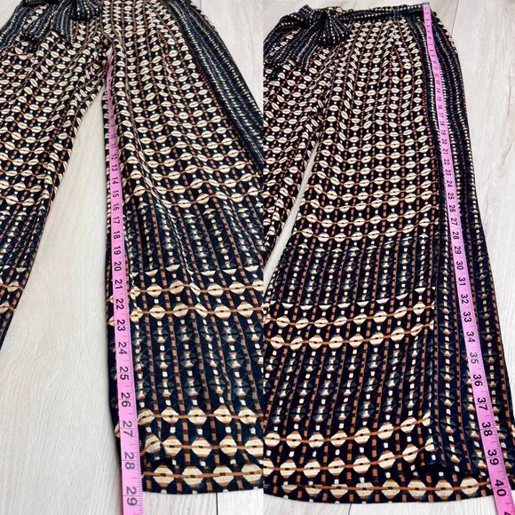 Anthropologie Ett Twa Metzner Wide-Leg Trousers Size 4/Lady of Leisure Aesthetic - Picture 12 of 16